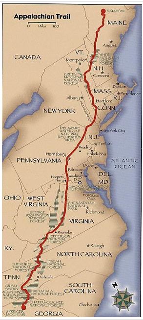 Appalachian Trail Map