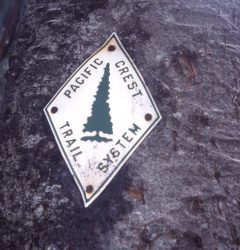 PCT trail marker