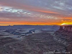 Solstice over the canyons